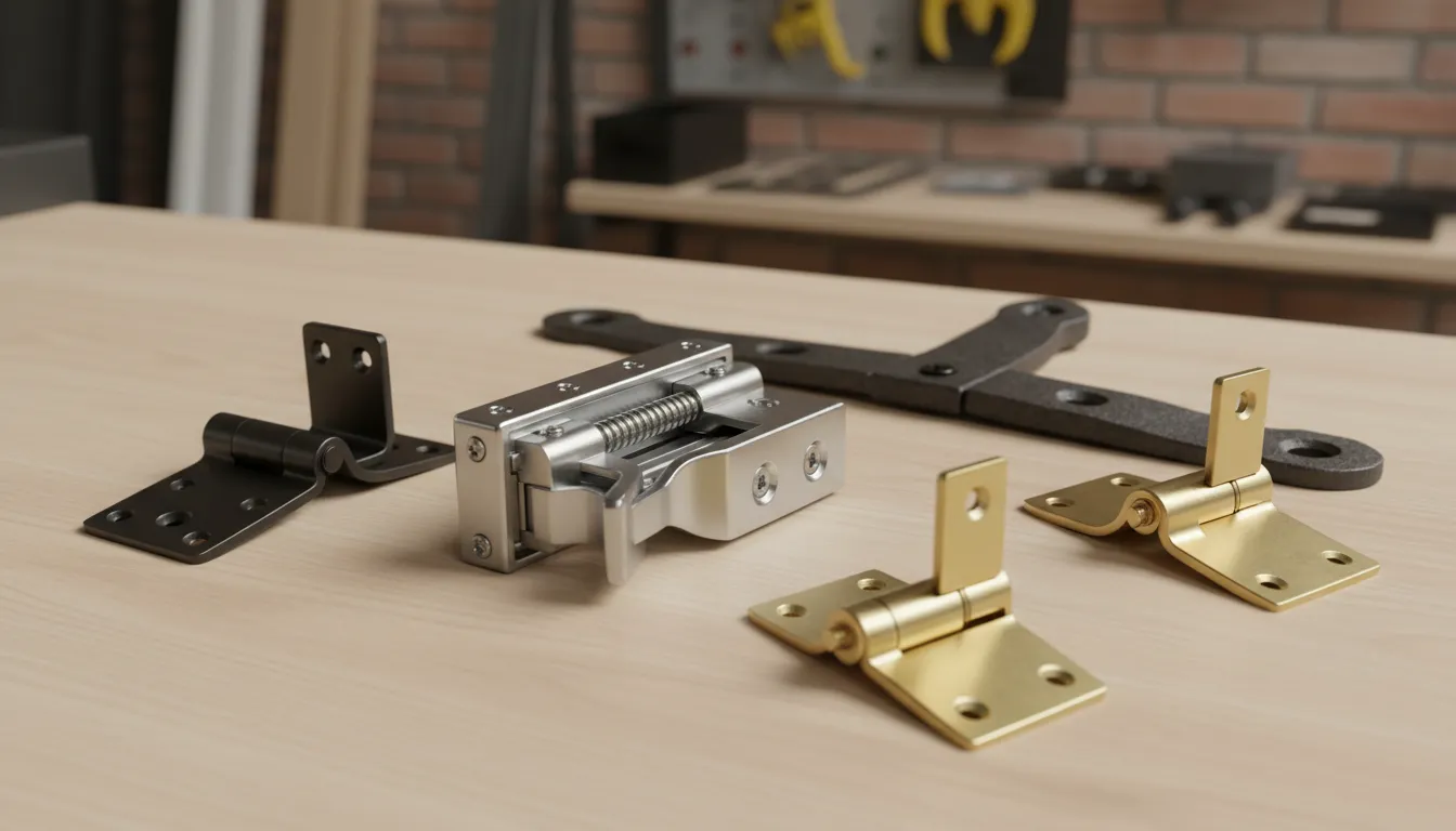 Balamale ascunse, 3D și clasice aranjate pe un blat de lucru din lemn